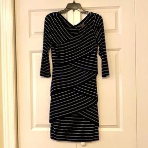Awesome Women’s Vince Camuto Navy & Gray Date Night Bandage Dress Size PM